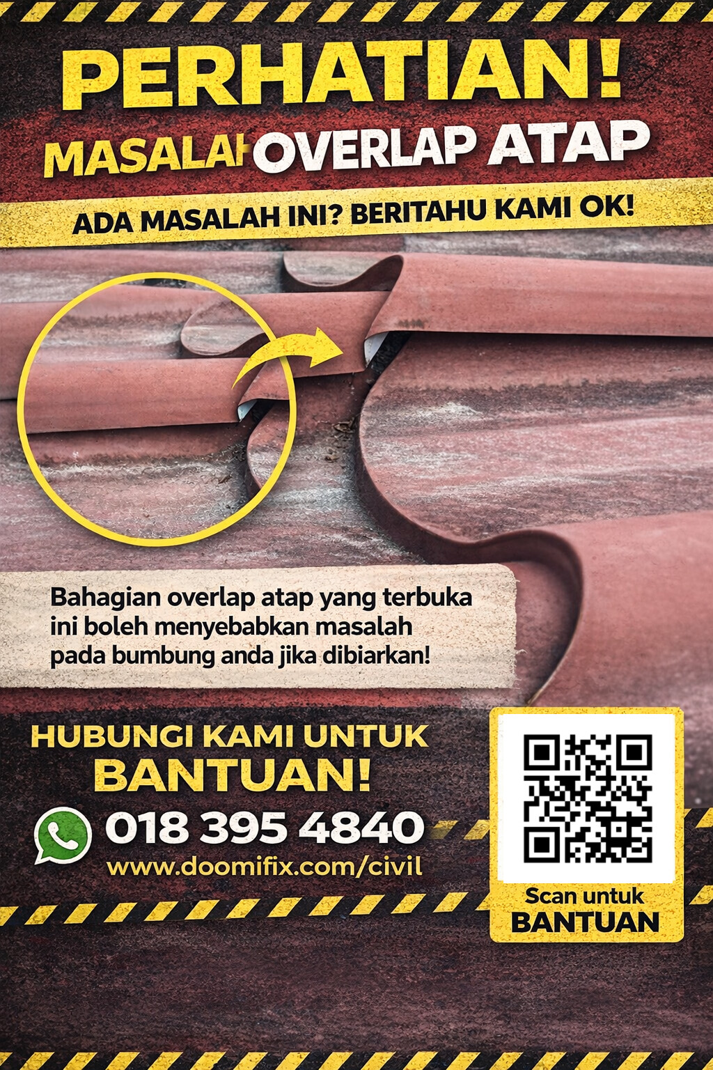 Image for Ada masalah atap bocor tapi tak pasti puncanya?