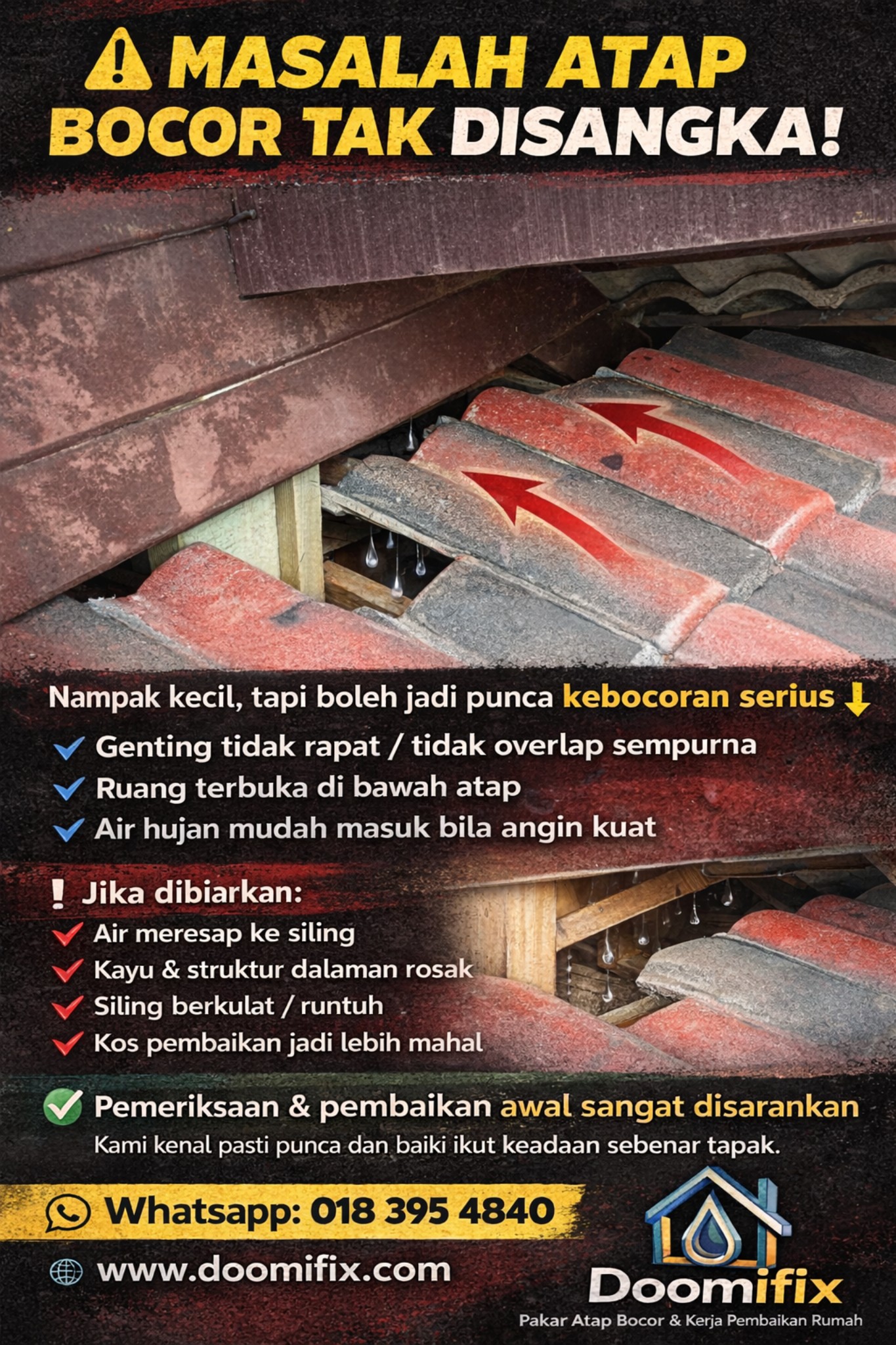 Image for MASALAH ATAP BOCOR TAK DISANGKA!