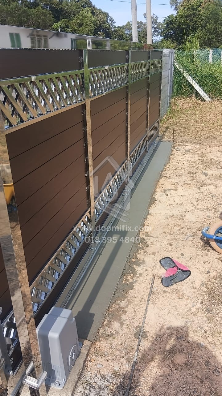Image for Hari ini 28 Jan 2026, team Doomifix.com buat rail autogate di Dungun.